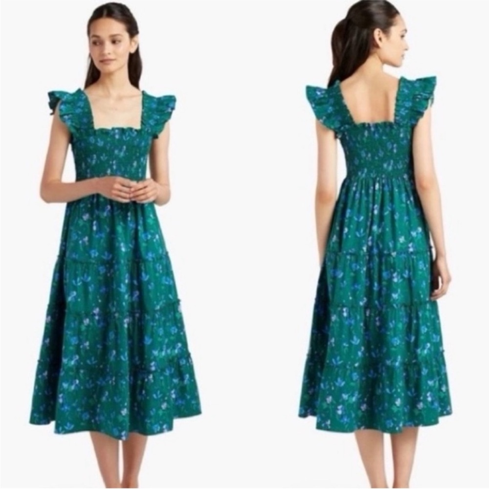 Hill House Emerald Rocket Floral Ellie Dress